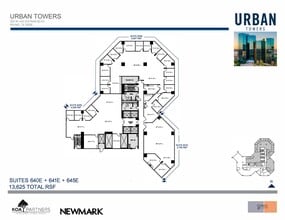 222 W Las Colinas Blvd, Irving, TX à louer Plan d’étage– Image 1 sur 1