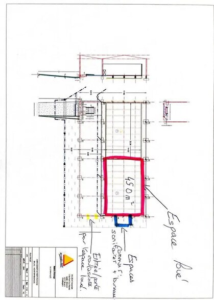 Industriel/Logistique dans Évellys à louer - Plan d’étage – Image 3 sur 7