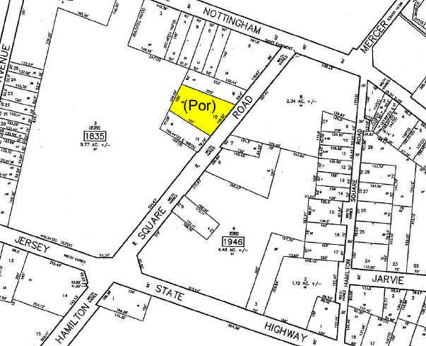 2620 Whitehorse Hamilton Squar Rd, Hamilton, NJ à louer - Plan cadastral – Image 2 sur 8