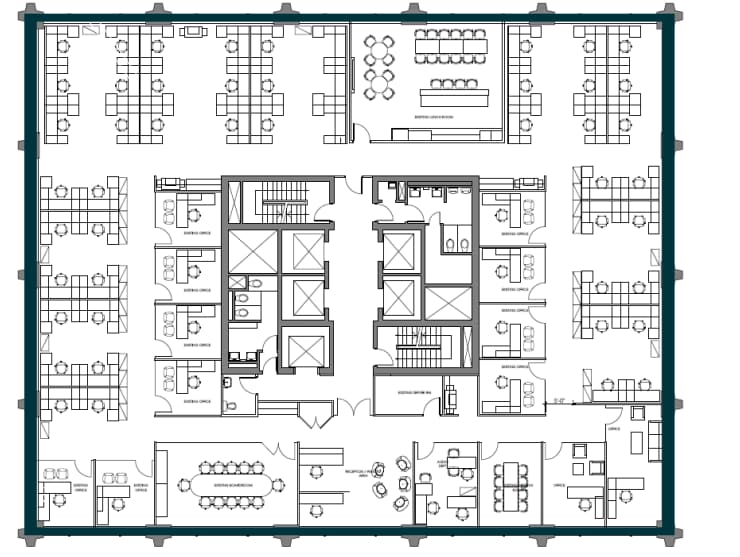555 Burrard St, Vancouver, BC à louer Plan d’étage– Image 1 sur 1