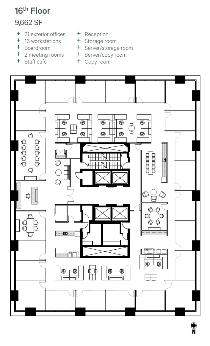 202 6th Ave SW, Calgary, AB à louer Plan d’étage– Image 1 sur 1