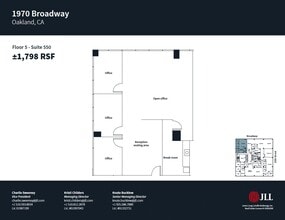 1970 Broadway, Oakland, CA à louer Plan d’étage– Image 1 sur 1