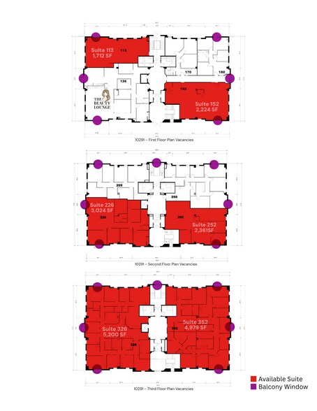 10291 N Meridian St, Carmel, IN à louer - Plan d’étage – Image 3 sur 3