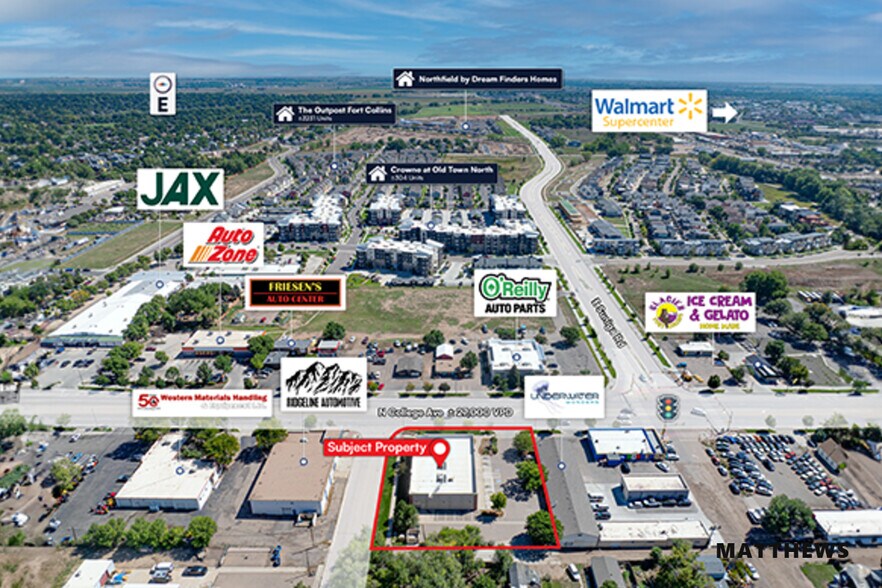1023 N College Ave, Fort Collins, CO à vendre - Photo de l’immeuble – Image 3 sur 3