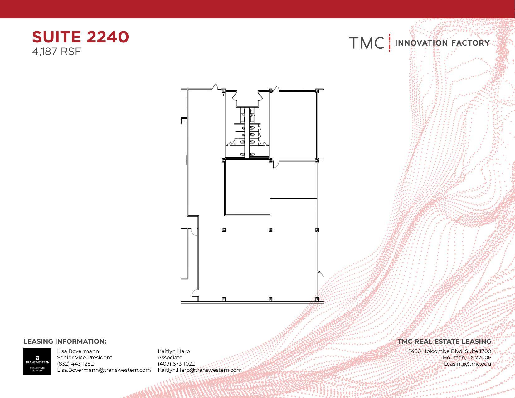 2450 Holcombe Rd, Houston, TX à louer Plan d’étage– Image 1 sur 1