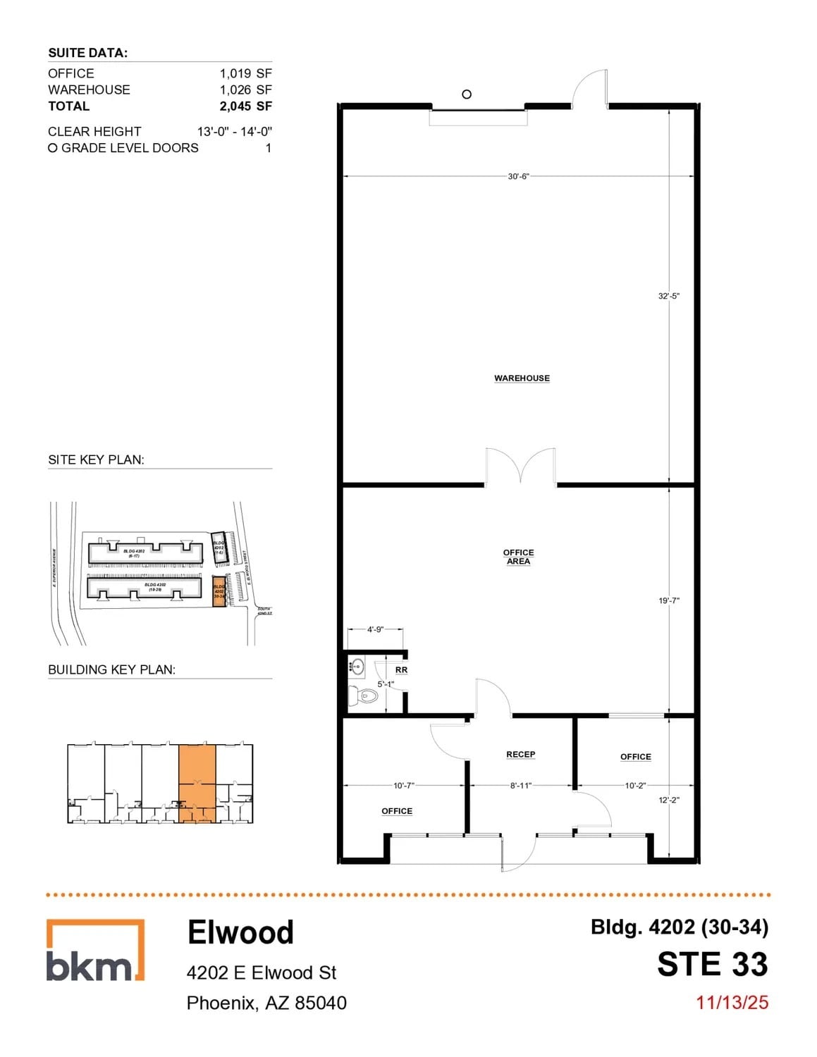 4202 E Elwood St, Phoenix, AZ à louer Plan d’étage– Image 1 sur 4