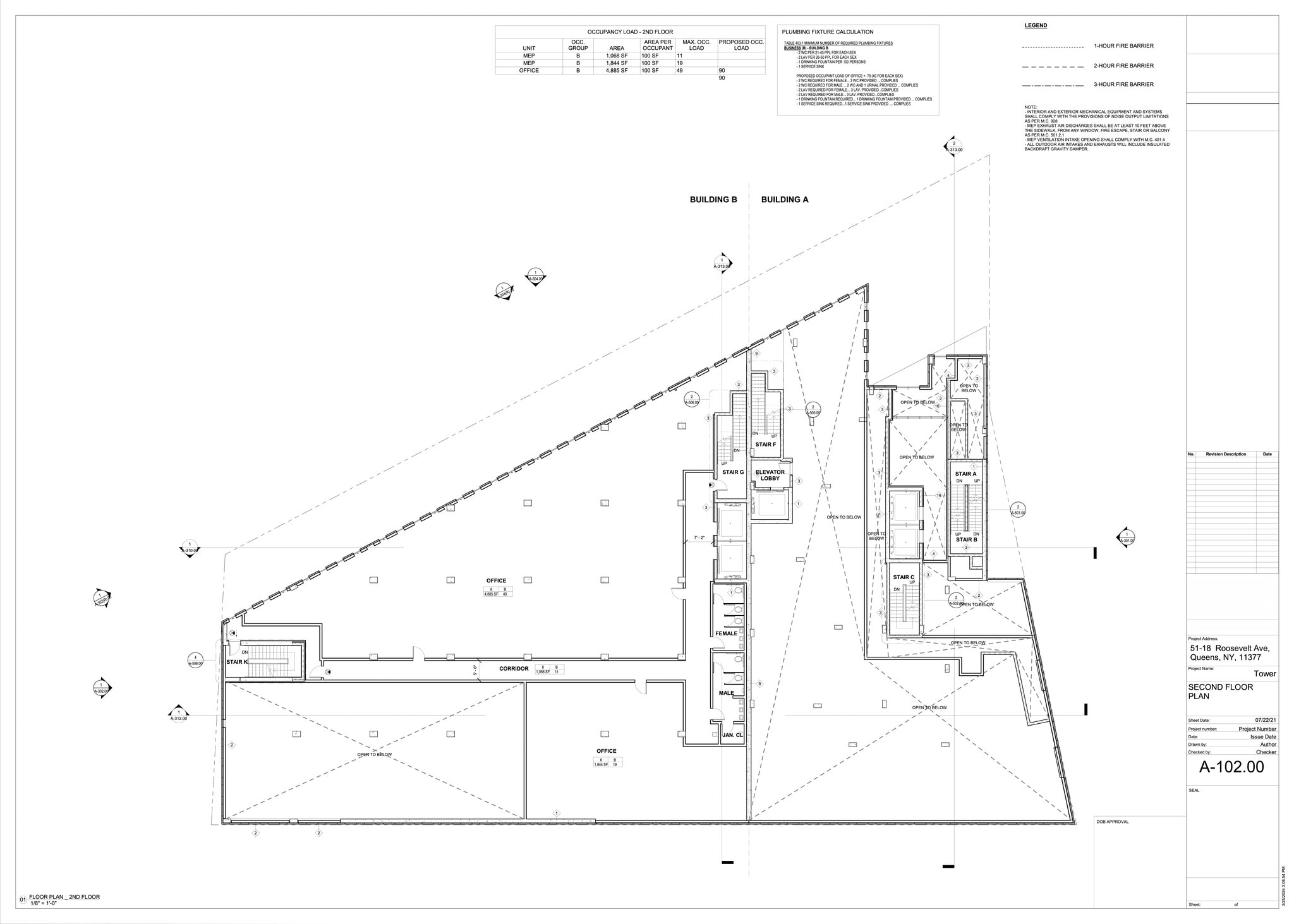 5102 Roosevelt Ave, Woodside, NY à louer Plan de site– Image 1 sur 1