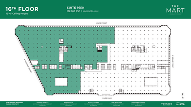 222 Merchandise Mart Plz, Chicago, IL à louer Plan d’étage– Image 1 sur 1