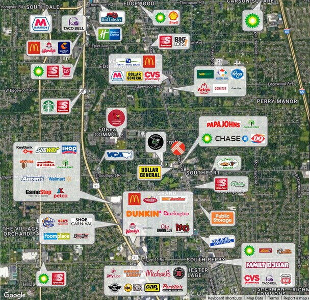 7002 S Madison Ave, Indianapolis, IN à vendre - Photo de l’immeuble – Image 3 sur 6