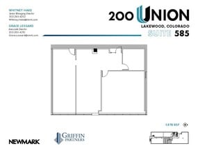 200 Union Blvd, Lakewood, CO à louer Plan d’étage– Image 1 sur 2