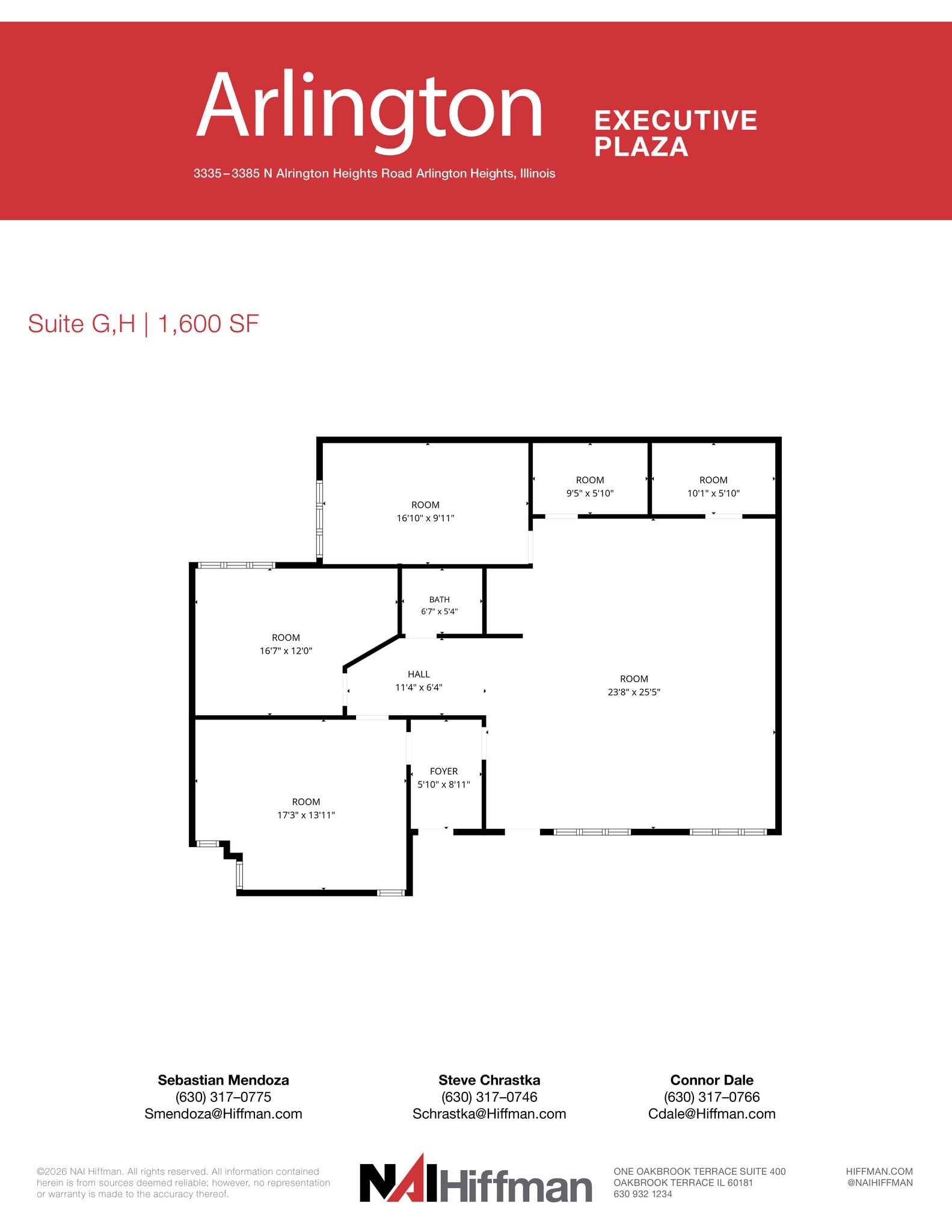 3365 N Arlington Heights Rd, Arlington Heights, IL à louer Plan d’étage– Image 1 sur 1