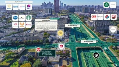 4212 N Central Expy, Dallas, TX - VUE AÉRIENNE  vue de carte - Image1