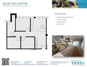 1245-1247 Milwaukee Ave, Glenview, IL à vendre Plan d’étage– Image 1 sur 1