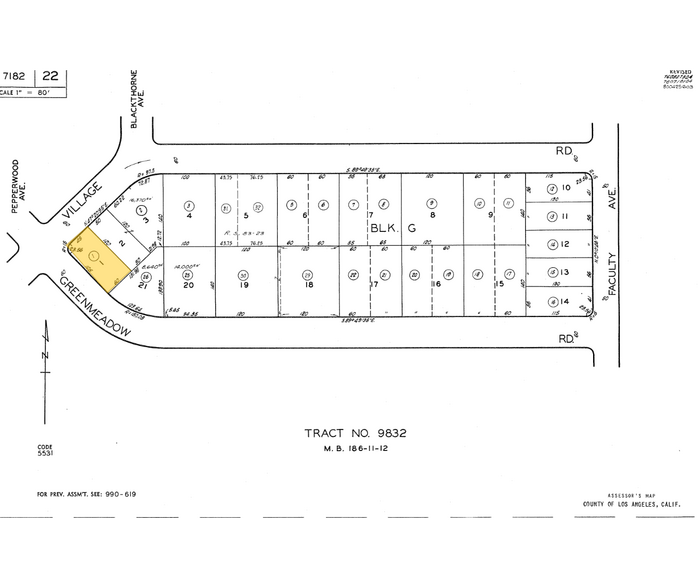 4430 E Village Rd, Long Beach, CA à vendre - Plan cadastral – Image 2 sur 2