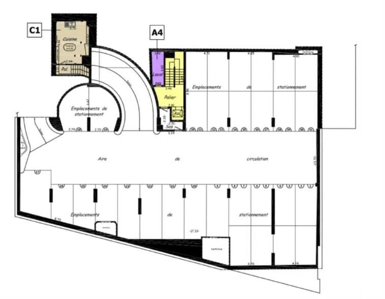 49 Bis Avenue Hoche, Paris à louer - Plan d’étage – Image 3 sur 3