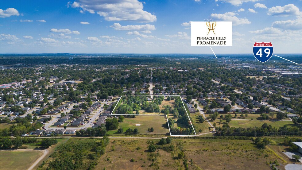 1108 N 31st St, Rogers, AR à vendre - Aérien – Image 3 sur 5