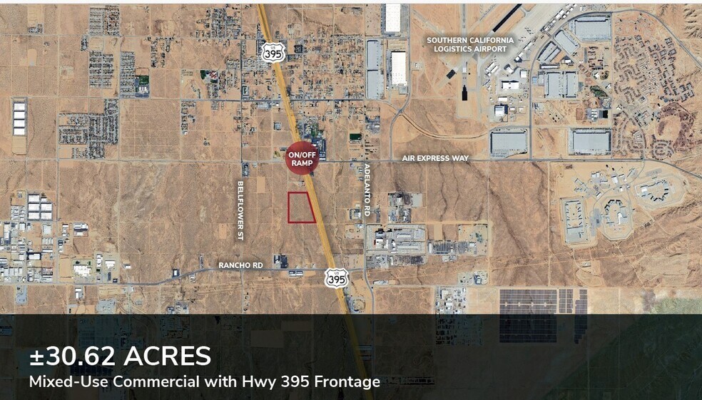 Highway 395 & Yucca Rd, Adelanto, CA à vendre - Photo de l’immeuble – Image 1 sur 2