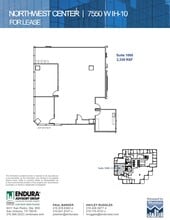 7550 IH-10 W, San Antonio, TX à louer Plan d’étage– Image 1 sur 1