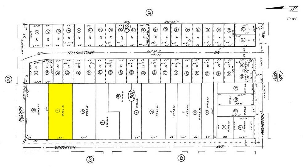 6850 Brockton Ave, Riverside, CA à louer - Plan cadastral – Image 2 sur 4