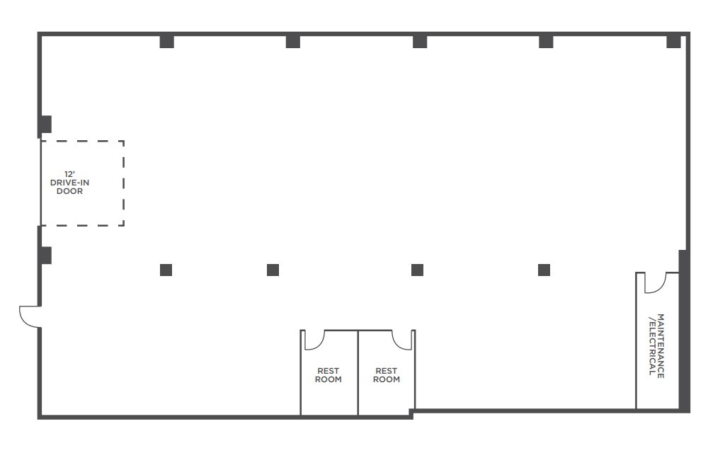 2111 Center St, Cleveland, OH à louer Plan d’étage– Image 1 sur 1