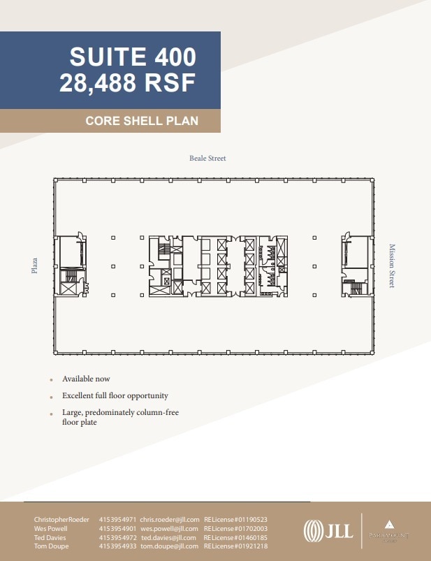 300 Mission St, San Francisco, CA à louer Plan d’étage– Image 1 sur 1