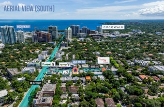 2829 Bird Ave, Miami, FL - Vue aérienne  vue de carte