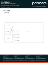 4041-4071 Hollister Rd, Houston, TX à louer Plan de site– Image 1 sur 1