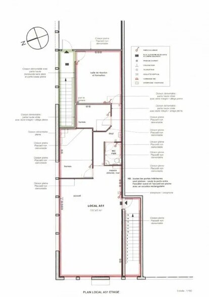 Bureau dans Aubagne à louer - Plan d’étage – Image 2 sur 2