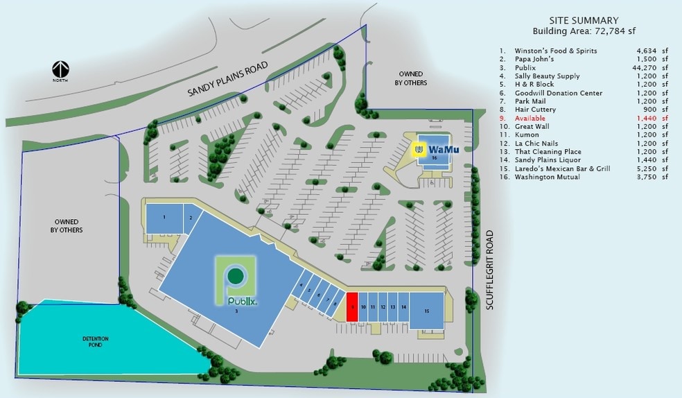 1860 Sandy Plains Rd, Marietta, GA à louer - Plan de site – Image 2 sur 15
