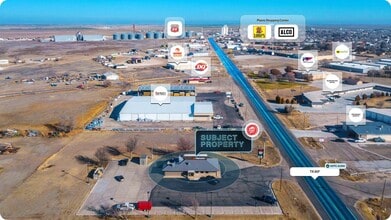 820 S Highway 207, Spearman, TX - VUE AÉRIENNE  vue de carte