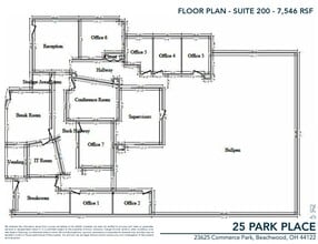 23625 Commerce Park, Beachwood, OH à louer Plan d’étage– Image 1 sur 1