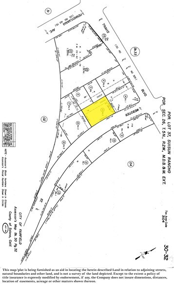 1555 Webster St, Fairfield, CA à vendre - Plan cadastral – Image 2 sur 3