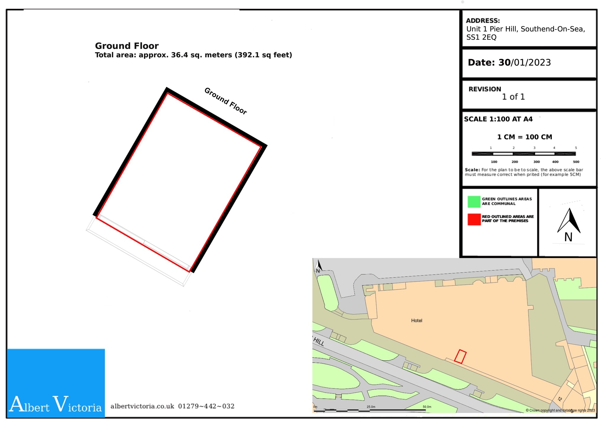 Pier Hl, Southend-On-Sea à louer Plan de site– Image 1 sur 1