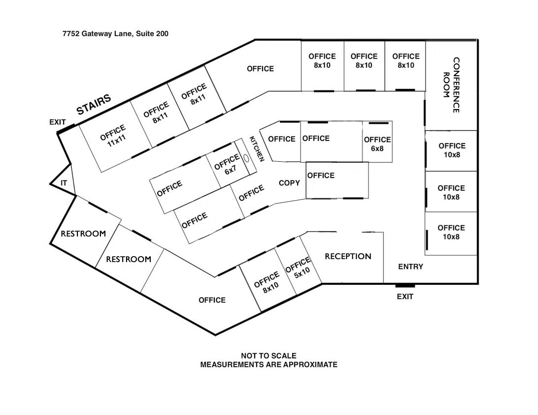 7752-7756 Gateway Ln, Concord, NC à louer Plan d’étage– Image 1 sur 1