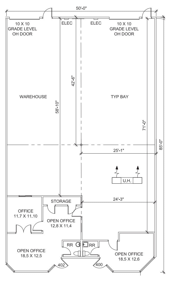 1225 W College Ave, Carrollton, TX à louer Plan d’étage– Image 1 sur 4