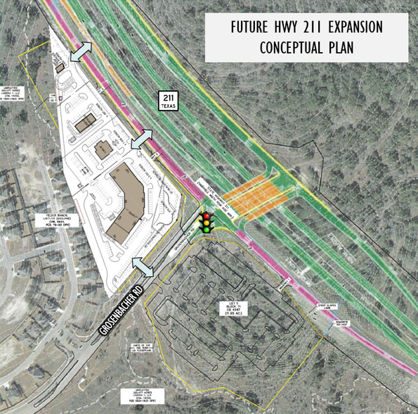 TX-211 & Grosenbacher rd, San Antonio, TX à louer - Plan de site – Image 3 sur 6