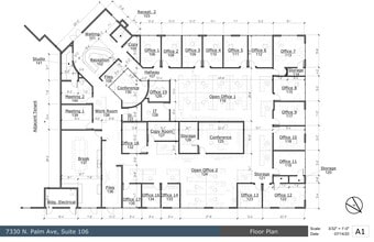 7330 N Palm Ave, Fresno, CA à louer Plan de site– Image 2 sur 15