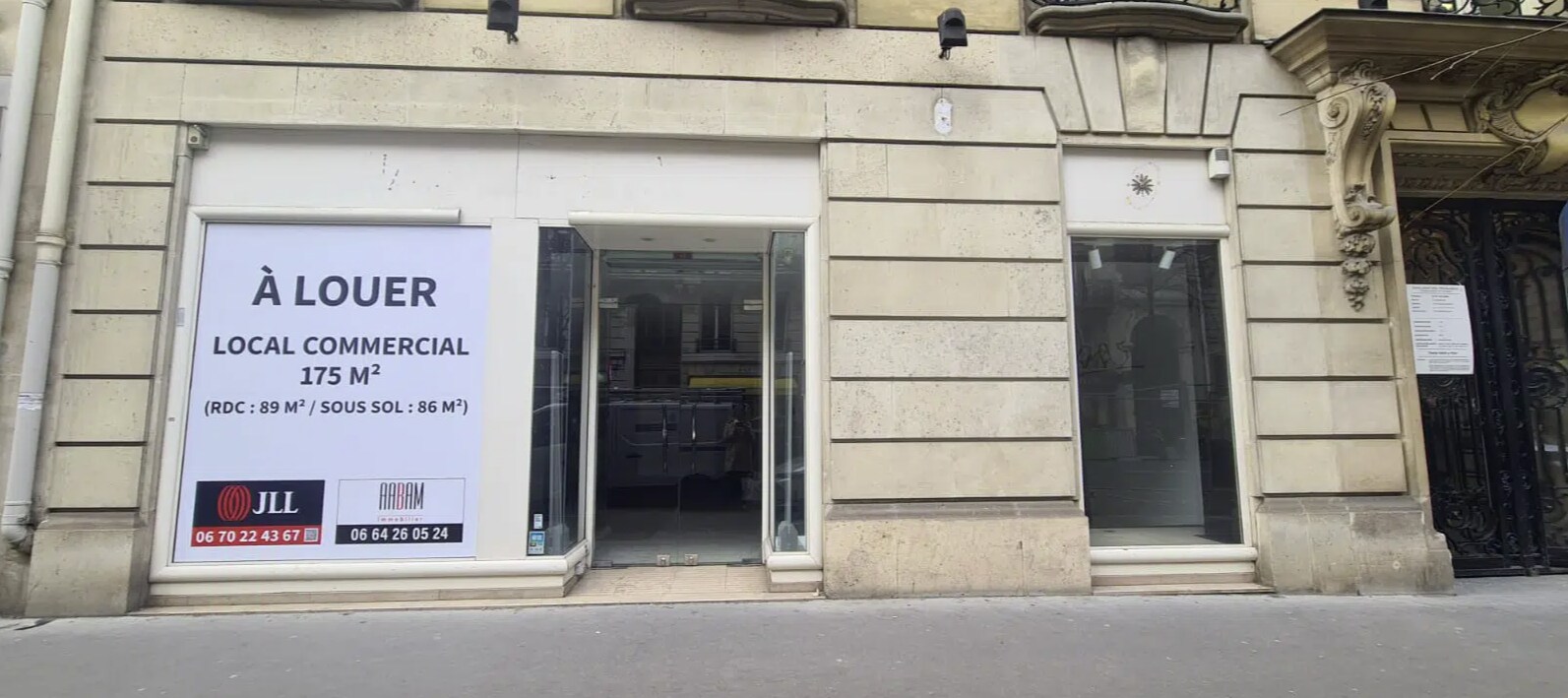 Local commercial dans Paris à louer Photo de l’immeuble– Image 1 sur 8