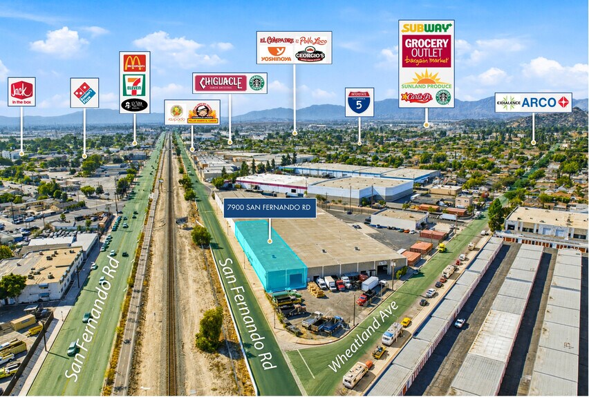 7900-7990 San Fernando Rd, Sun Valley, CA à louer - Photo de l’immeuble – Image 2 sur 10