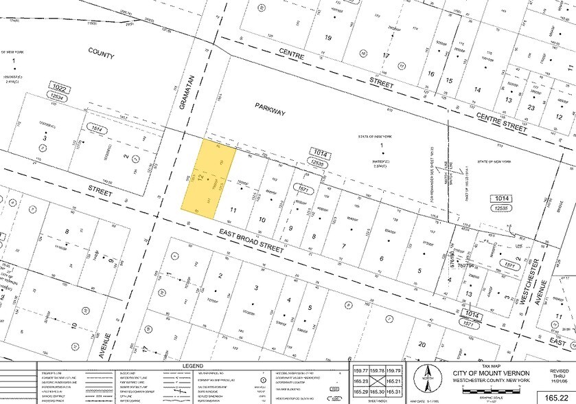 571-585 Gramatan Ave, Mount Vernon, NY à vendre - Plan cadastral – Image 1 sur 4