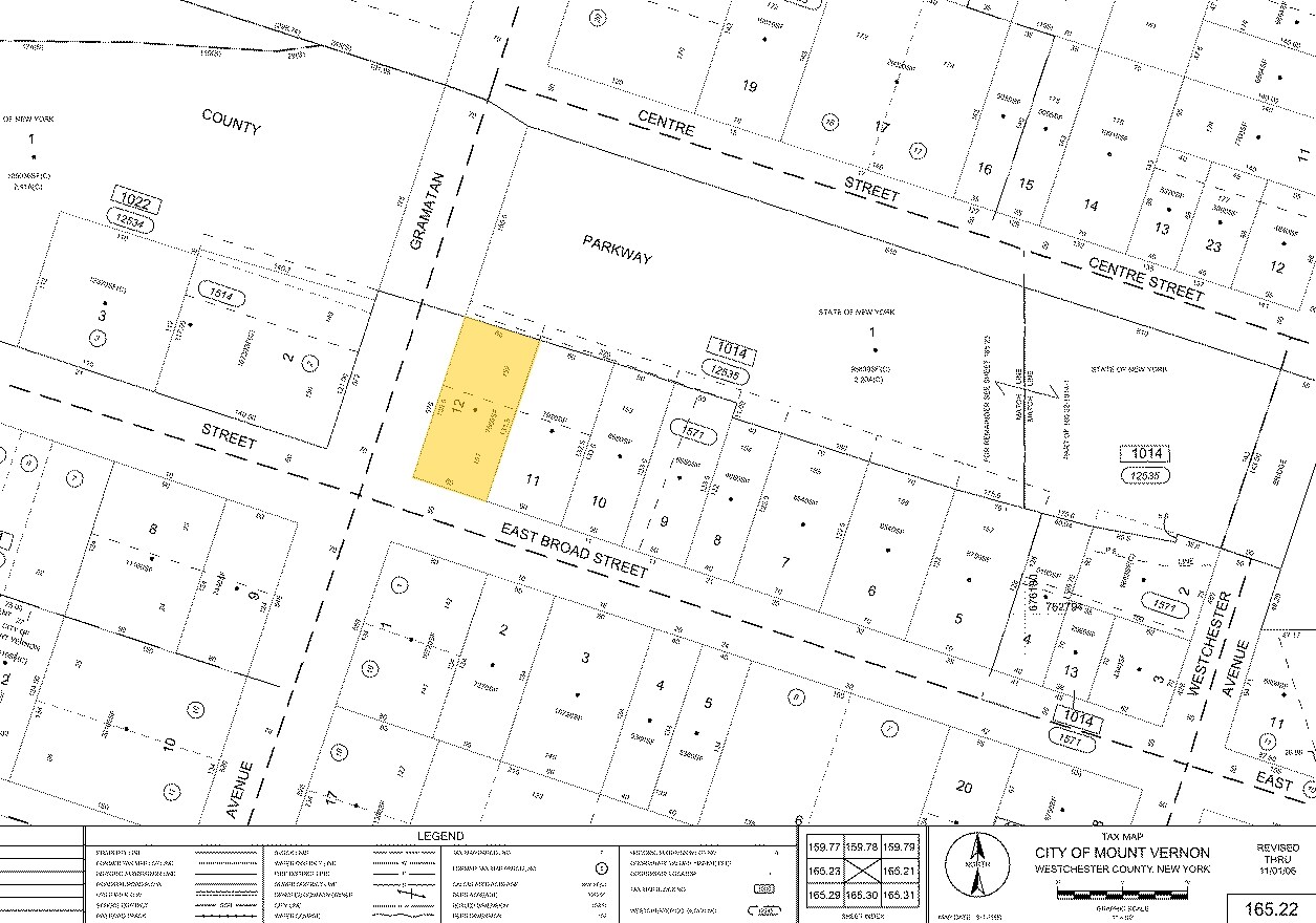 571-585 Gramatan Ave, Mount Vernon, NY à vendre Plan cadastral– Image 1 sur 5