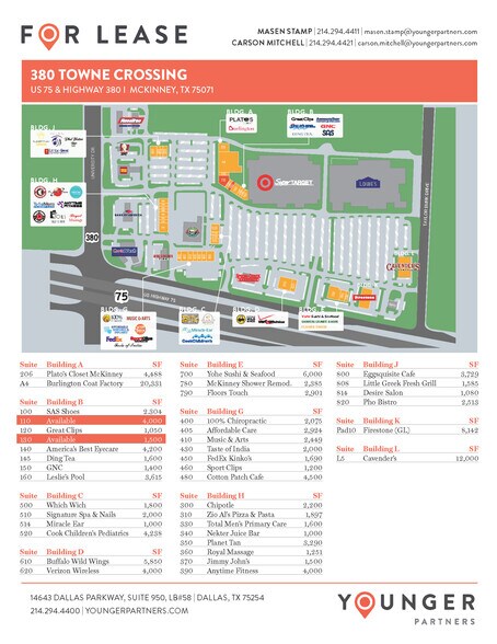 2050 W University Dr, McKinney, TX à louer - Plan de site – Image 3 sur 3