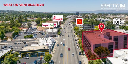 17609 Ventura Blvd, Encino, CA - VUE AÉRIENNE  vue de carte - Image1