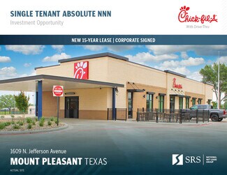 Plus de détails pour 1609 Jefferson, Mount Pleasant, TX - Local commercial à vendre