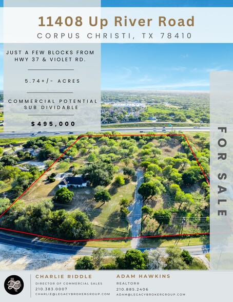 11408 Up River Rd, Corpus Christi, TX à vendre - Photo de l’immeuble – Image 1 sur 8