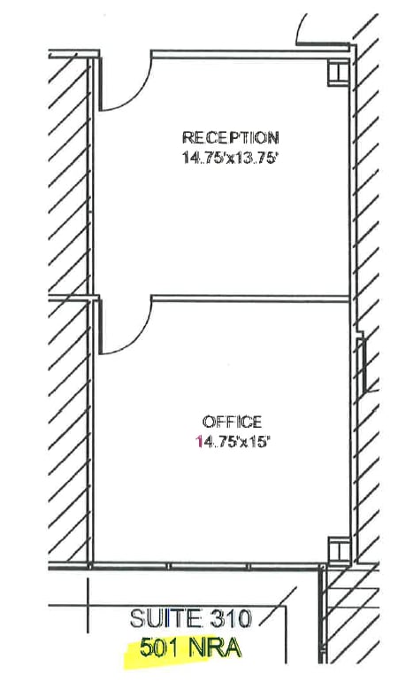 2100 Travis St, Houston, TX à louer Plan d’étage– Image 1 sur 1