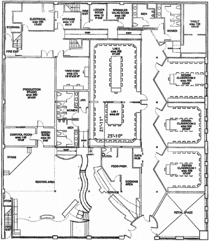 390 Hastings St W, Vancouver, BC à louer Plan d’étage– Image 1 sur 3