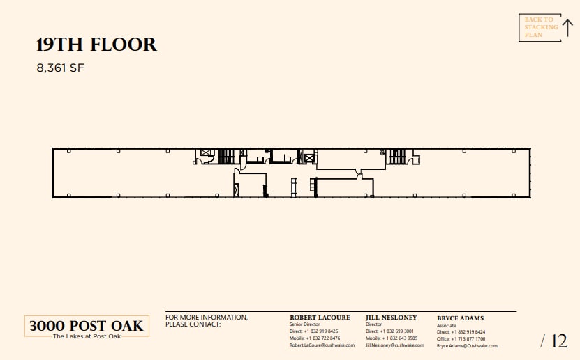 3000 Post Oak Blvd, Houston, TX à louer Plan d’étage– Image 1 sur 1
