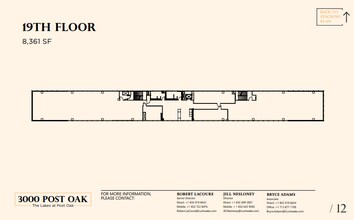 3000 Post Oak Blvd, Houston, TX à louer Plan d’étage– Image 1 sur 1