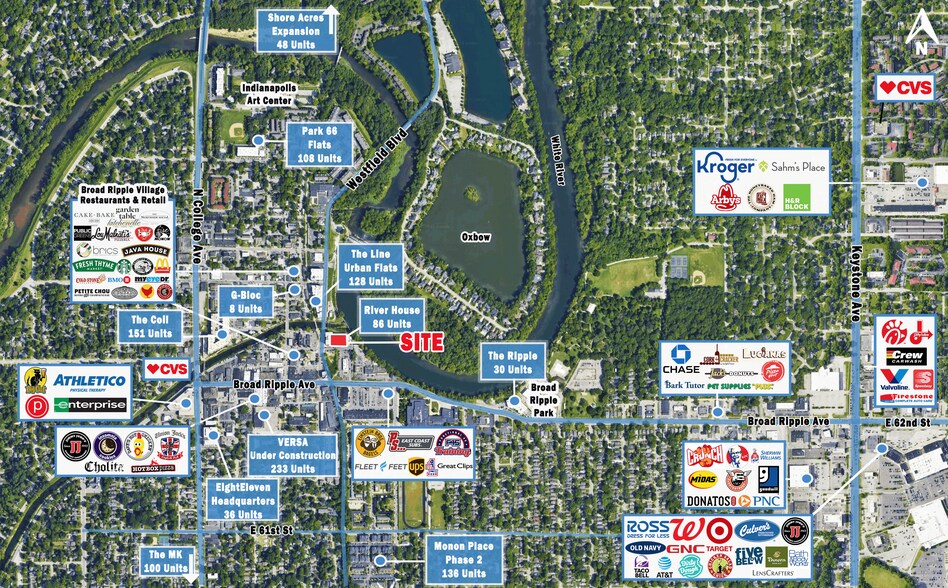 6311 E Westfield Blvd, Indianapolis, IN à louer - Photo de l’immeuble – Image 3 sur 9